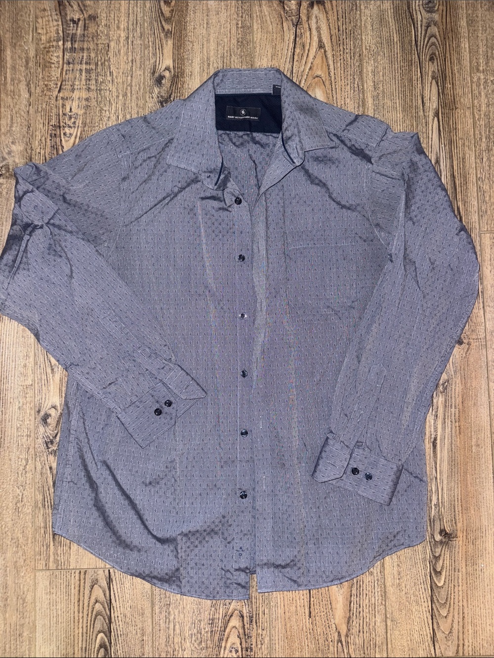 Hart Schaffner Marx Men's Long-Sleeve Button-Up Shirt